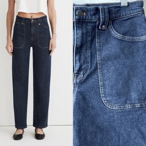 The Perfect Vintage Wide-Leg Jean in Parkley Wash sz 29 Madewell